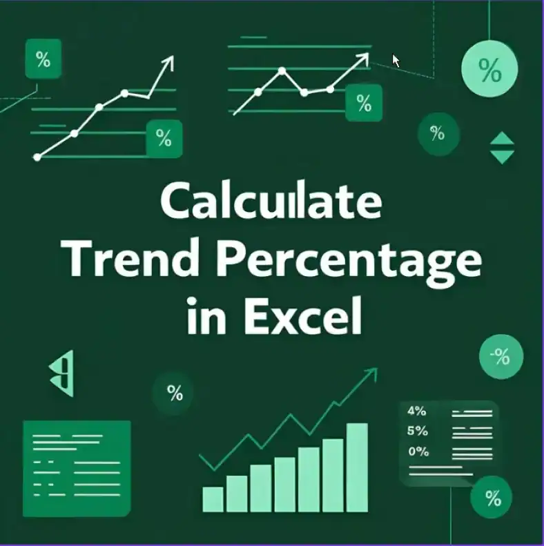 featured image - how to calculate trend percentage in excel