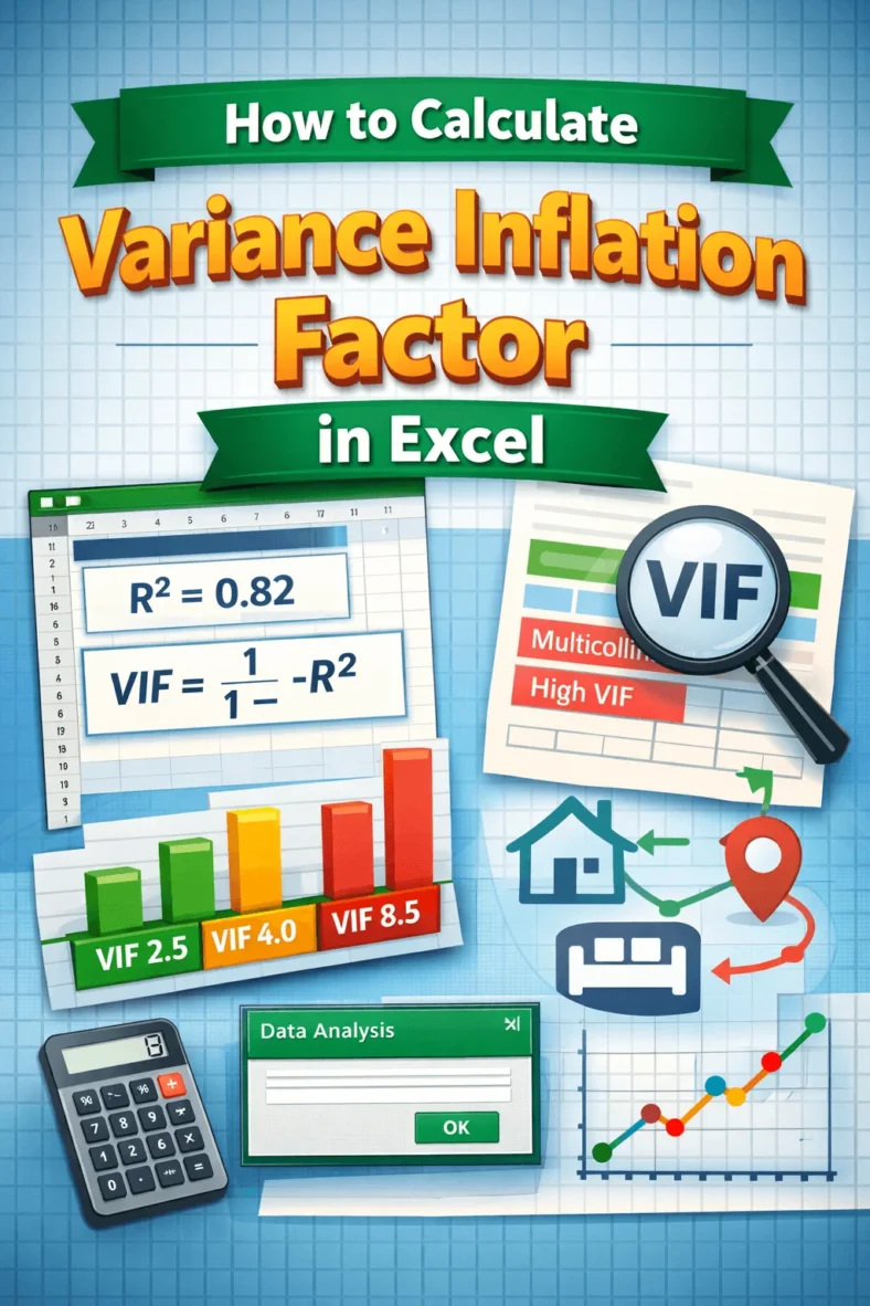 featured image - how to calculate variance inflation factor in excel