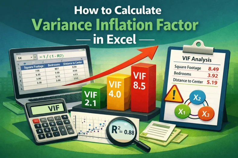 featured image - how to calculate variance inflation factor in excel