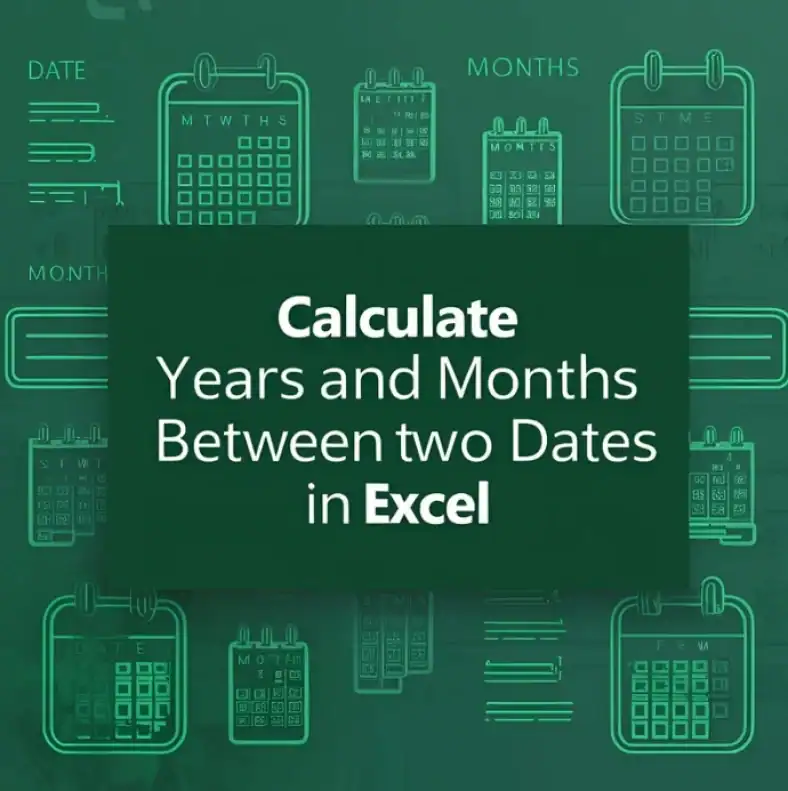 featured image - how to calculate years and months between two dates in excel