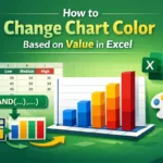 featured image - how to change chart color based on value in excel