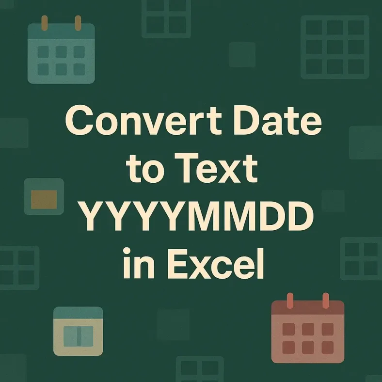 featured image - how to convert date to text yyyymmdd in excel
