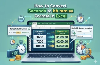 featured image - how to convert seconds to hh mm ss in excel