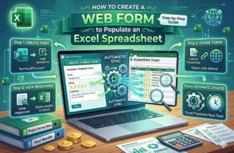featured image - how to create a web form to populate excel spreadsheet