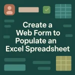 featured image - how to create a web form to populate excel spreadsheet