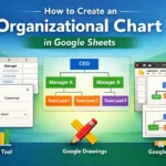 featured image - how to create an organizational chart in google sheets
