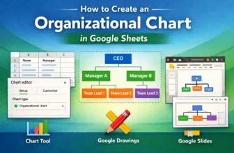 featured image - how to create an organizational chart in google sheets