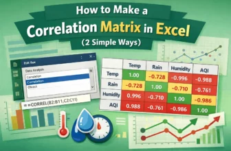 featured image - how to create correlation matrix in excel