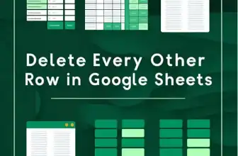 featured image - how to delete every other row in google sheets