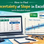 featured image - how to find uncertainty of slope in excel