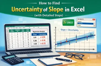 featured image - how to find uncertainty of slope in excel