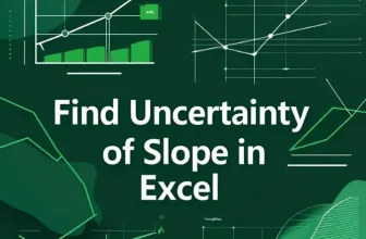 featured image - how to find uncertainty of slope in excel