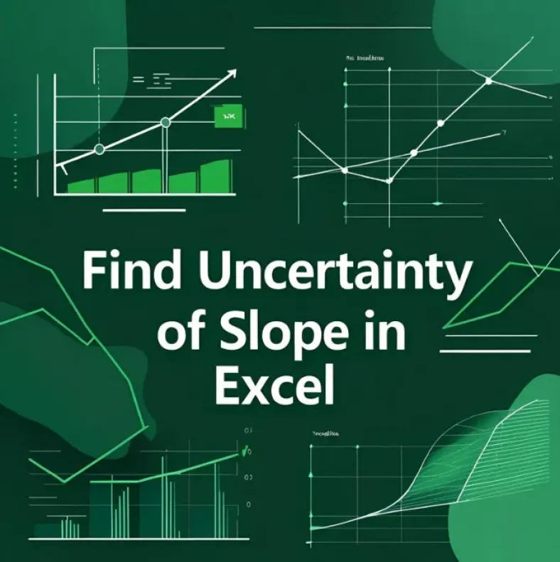 featured image - how to find uncertainty of slope in excel