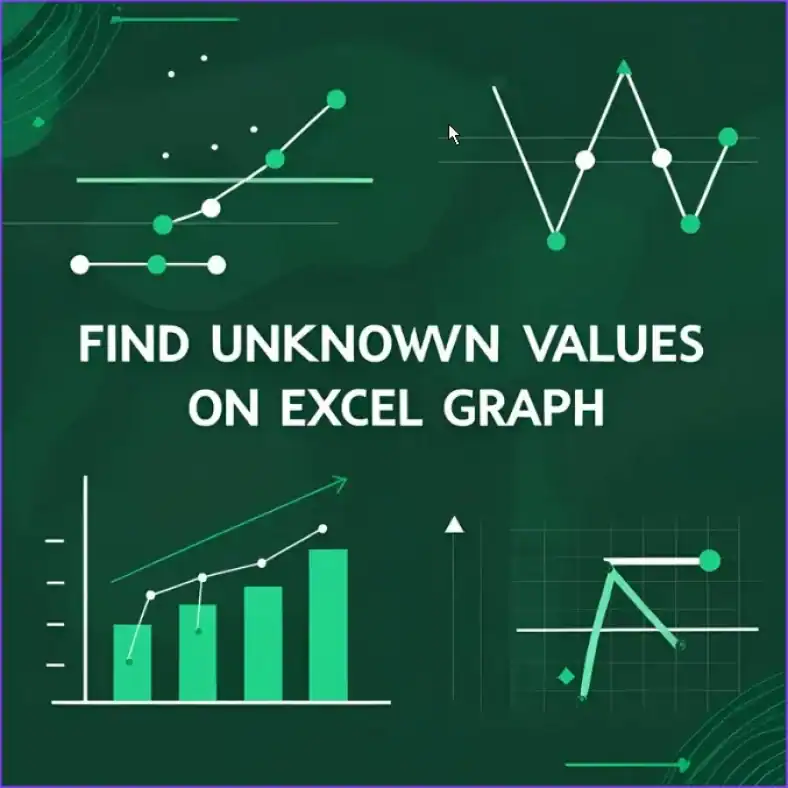 featured image - how to find unknown values on excel graph