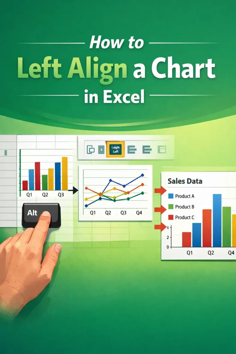 featured image - how to left align a chart in excel