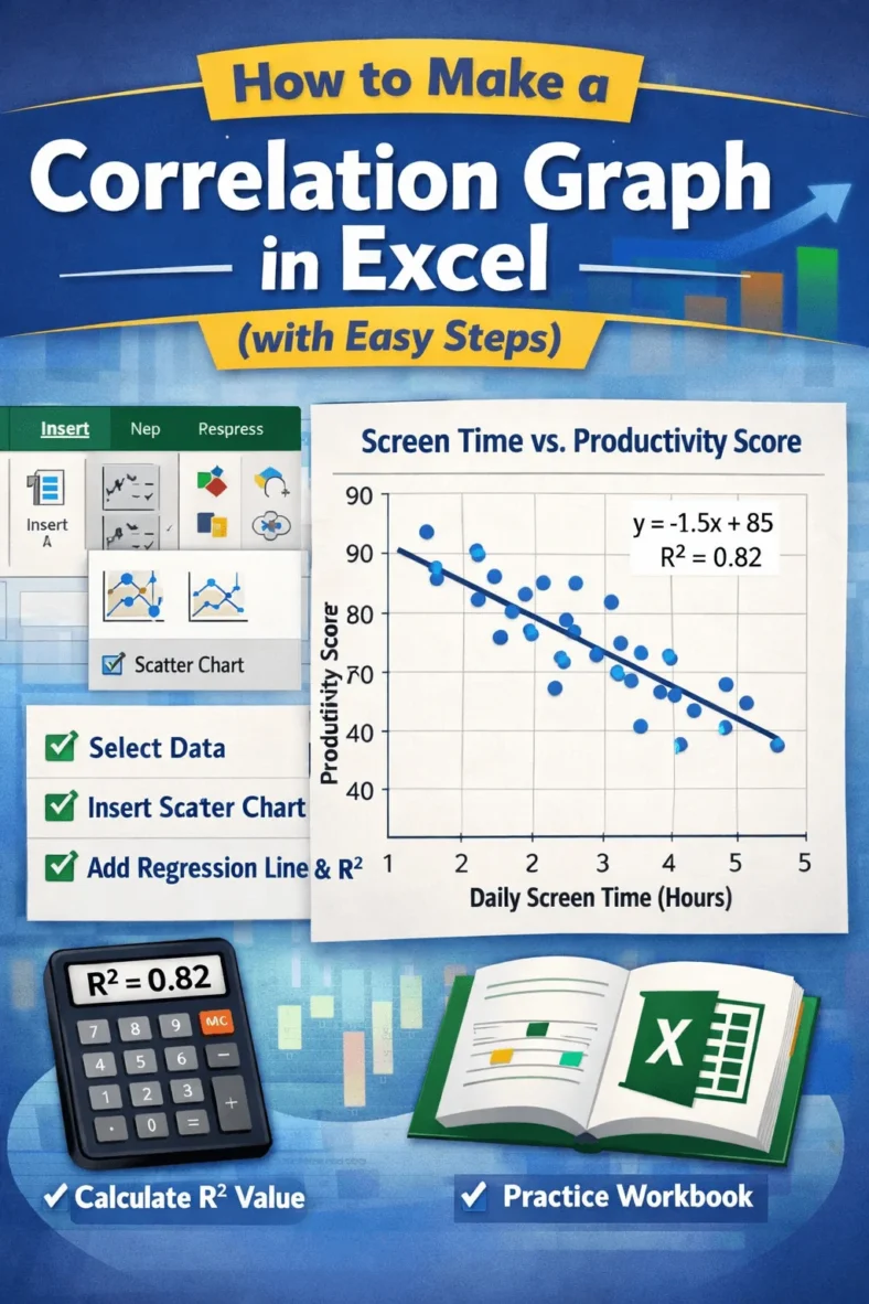 featured image - how to make a correlation graph in excel