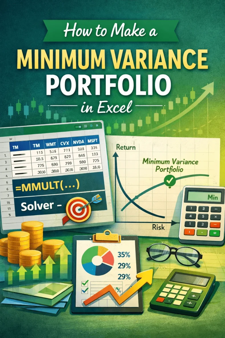 featured image - how to make a minimum variance portfolio in excel