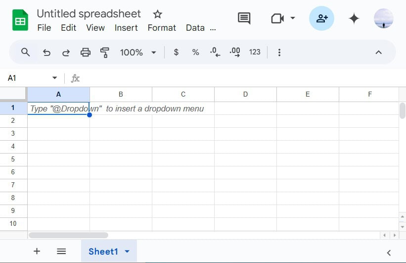 Google Sheets overview image