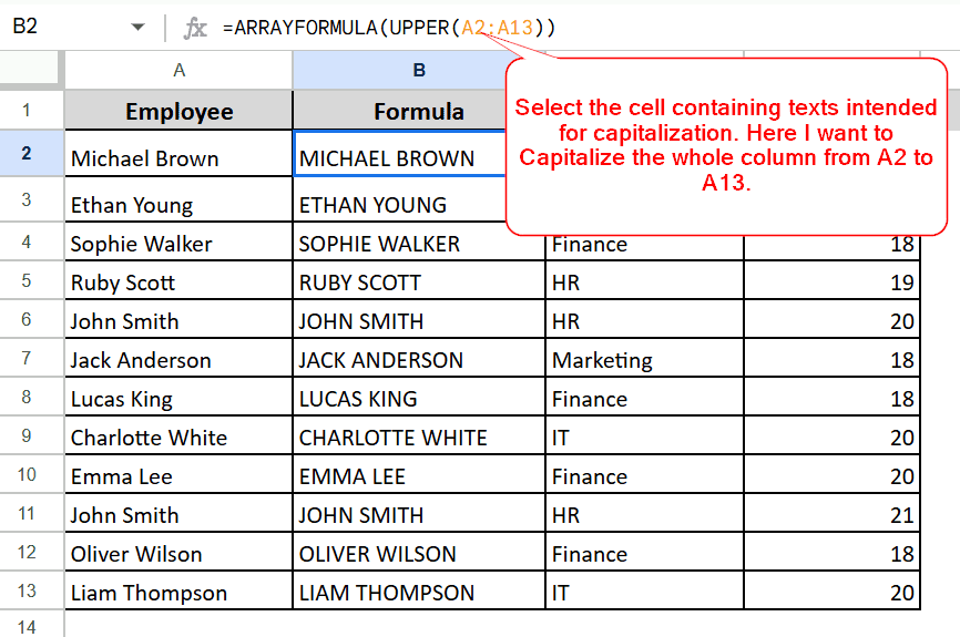Using ArrayFormula for Bulk Conversion