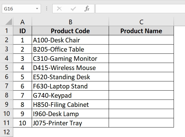 Using MID, FIND, and LEN Functions to Extract Text After Character