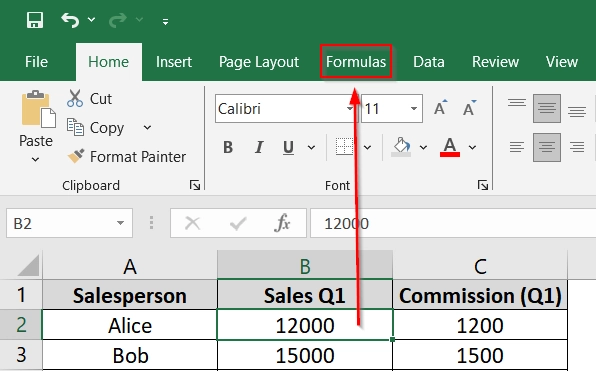 Applying Excel's "Trace Dependents" Feature to Trace Dependents in Excel
