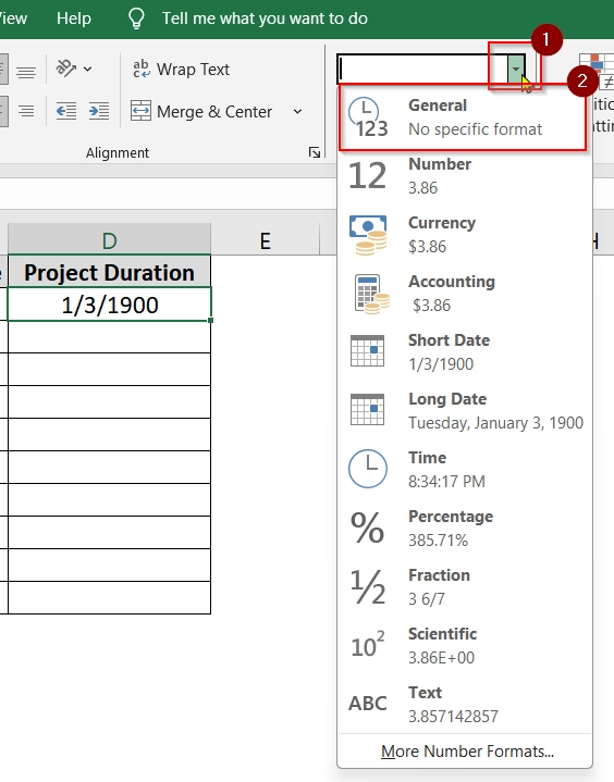 Using the DAYS Function and Division to Calculate Weeks Between Two Dates