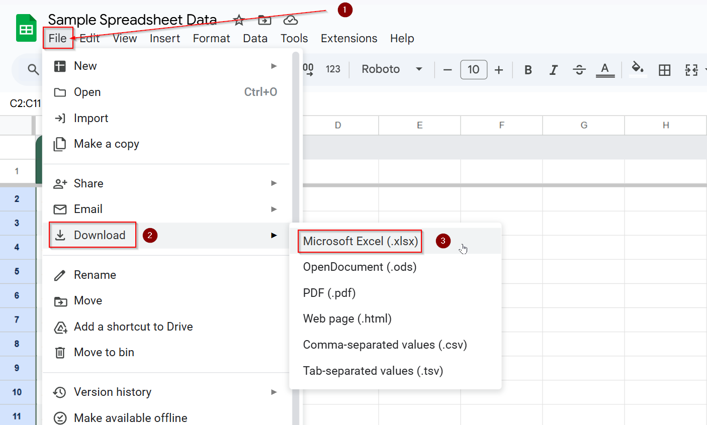 Export as Excel for Password