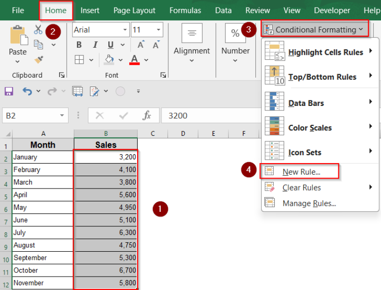 How to Copy Conditional Formatting to Another Sheet in Excel - Excel ...