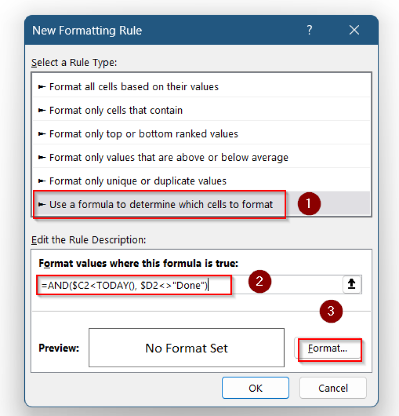 Conditional Formatting to Highlight Overdue Dates in Excel - Excel Insider