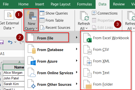 Use Power Query to Import and Transform Data Automatically