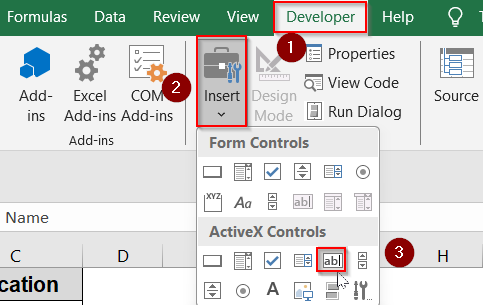 Build an Interactive Search Box with ActiveX TextBox