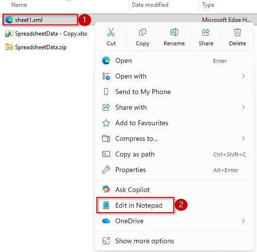 Removing Worksheet Protection by Editing the Excel XML File