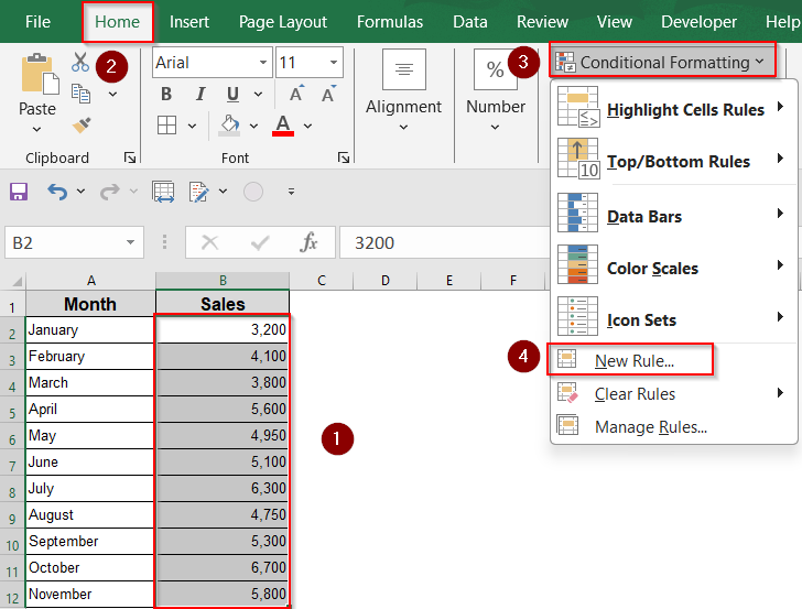 Create Conditional Ranking for Smart Formatting