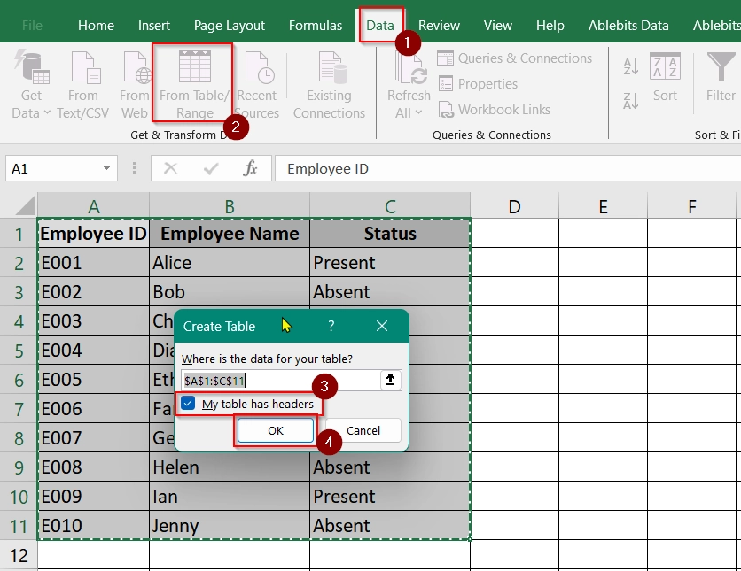 Delete Filtered Rows Using Power Query in Excel