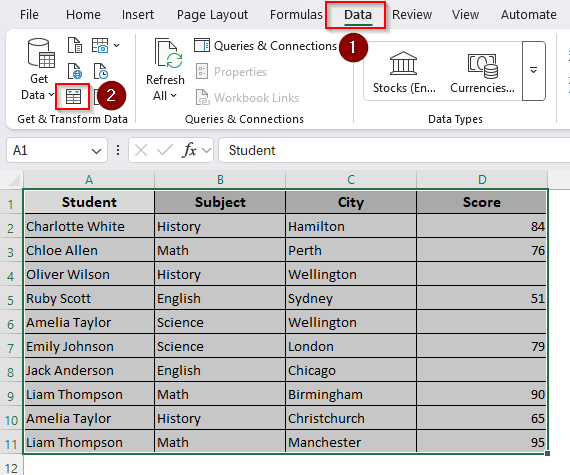 Replacing Blank Cells with Power Query