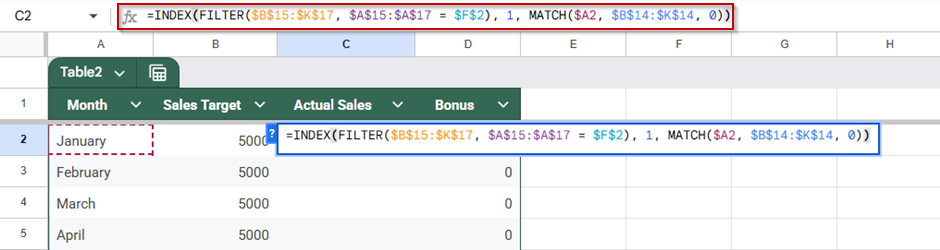 Using Scenario Manager (Simulated in Google Sheets)