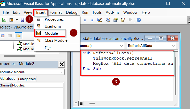 Automate Database Updates Using VBA