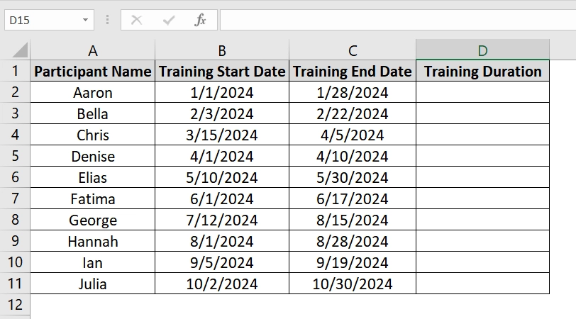 Applying INT and DAYS Function To Calculate Full Weeks Between Two Dates