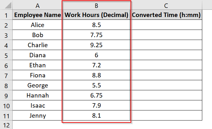 Divide by 24 and Format Cell as Time [h]:mm