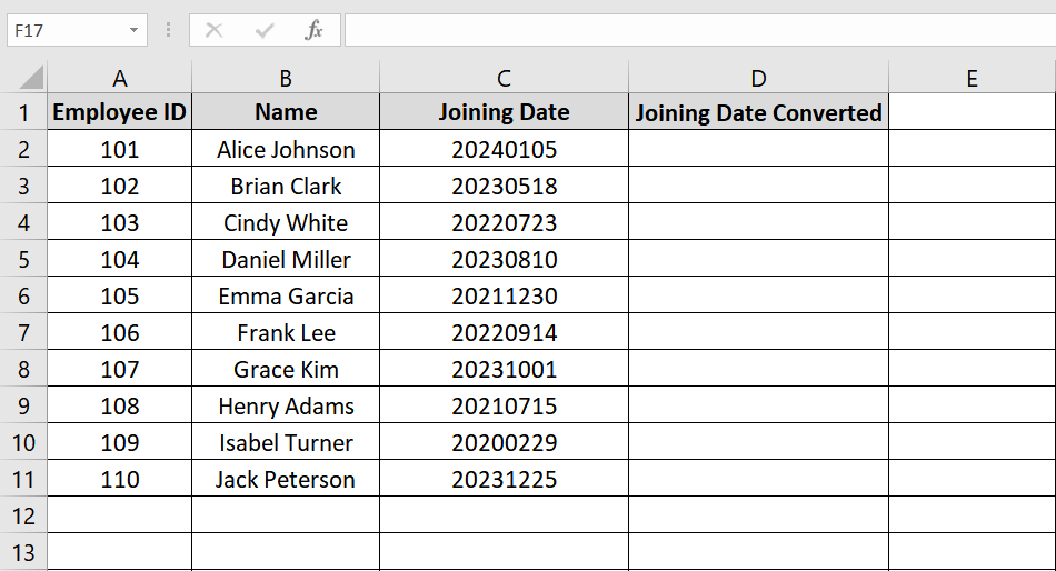 Using Excel Formula DATE + LEFT/MID/RIGHT