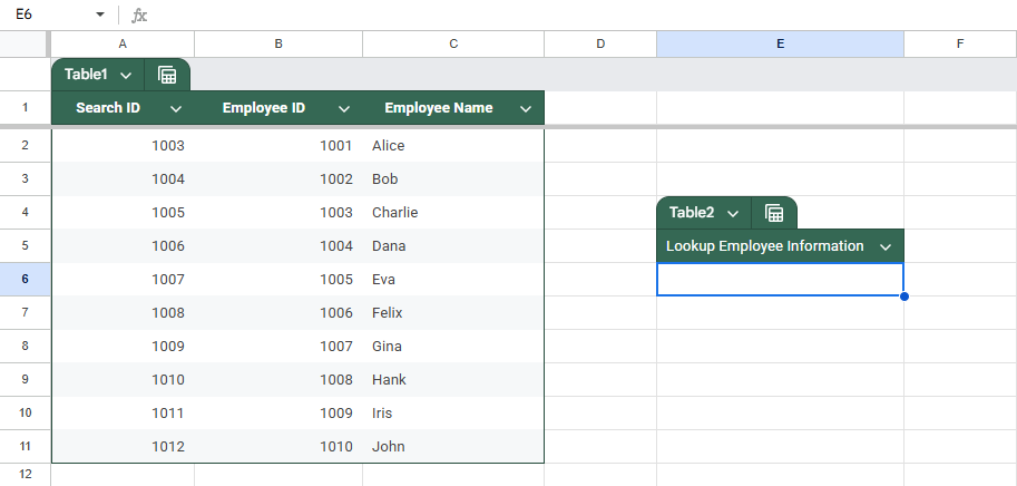 Solution to VLOOKUP Returns #N/A in Google Sheets