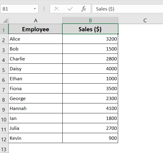 Add Default Data Bars Using Conditional Formatting
