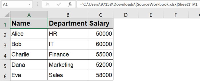 Break Links and Keep Values Using “Copy and Paste Values”