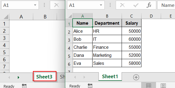 Use Cell References to Link Data Between Worksheets
