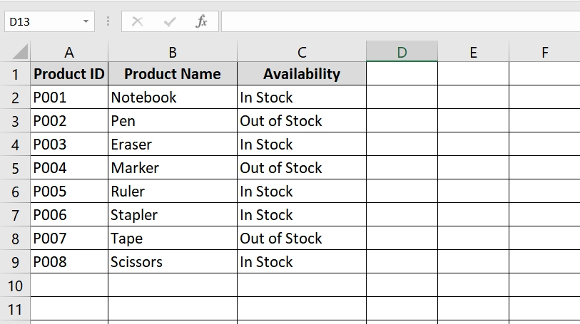 Filter Rows Using Advanced Filter and Delete