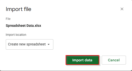 Removing Worksheet Protection by Opening the File in Google Sheets