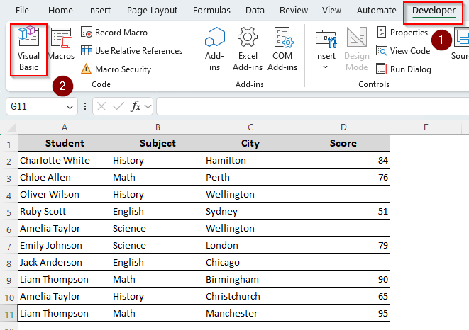 Applying VBA Macro to Replace Blank Cells