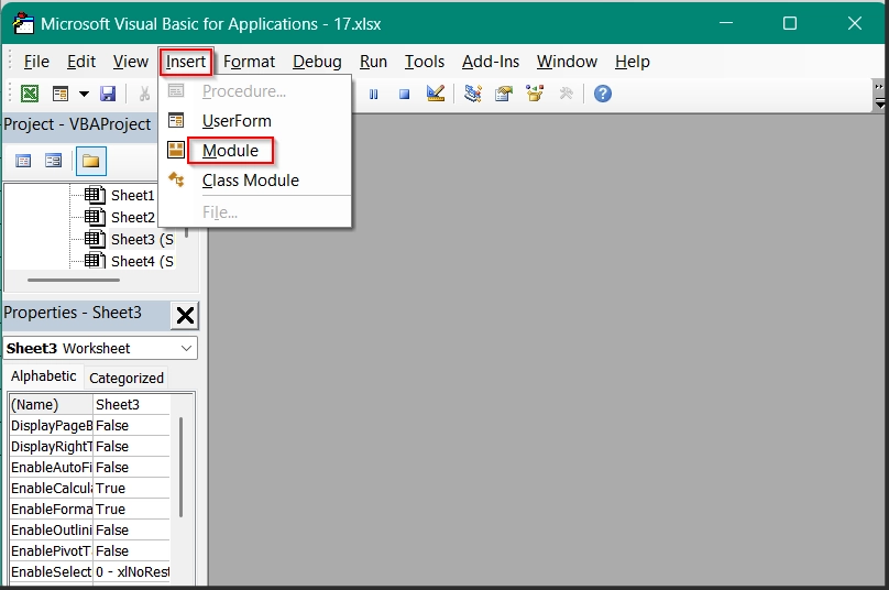 Implementing VBA Macro to Add a Sort Button
