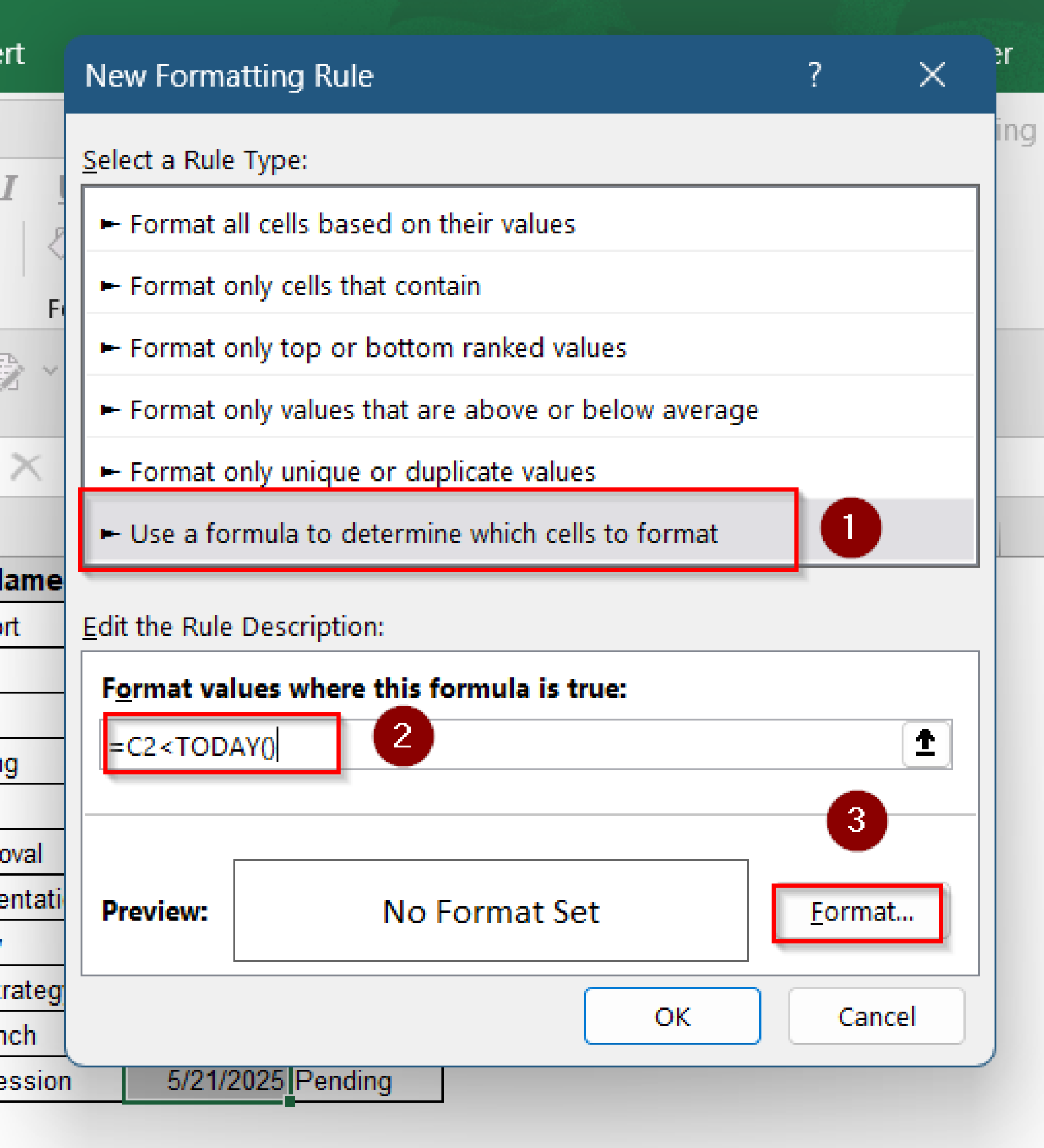 Conditional Formatting to Highlight Overdue Dates in Excel - Excel Insider