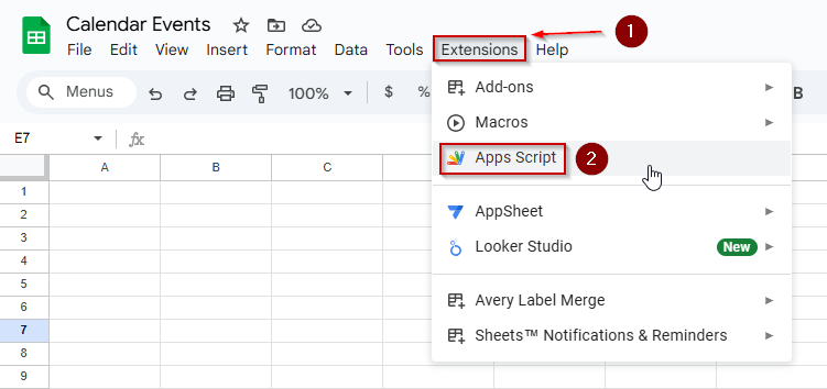 Export Google Calendar Events to Sheets Using Apps Script
